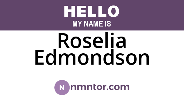Roselia Edmondson