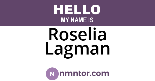 Roselia Lagman