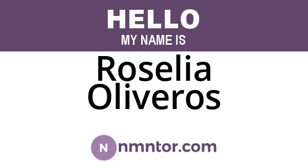 Roselia Oliveros