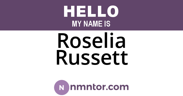 Roselia Russett