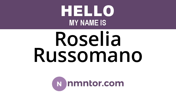 Roselia Russomano