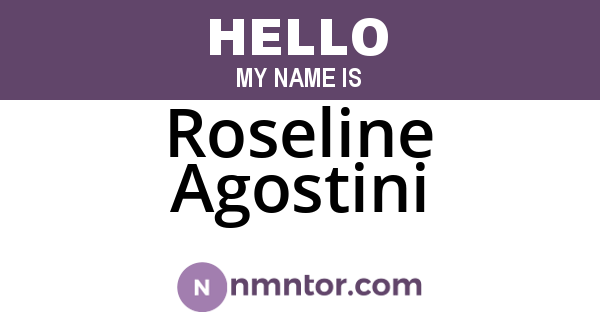 Roseline Agostini