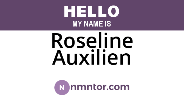 Roseline Auxilien