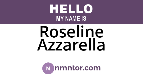 Roseline Azzarella