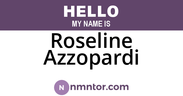 Roseline Azzopardi