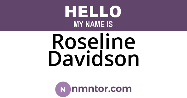 Roseline Davidson