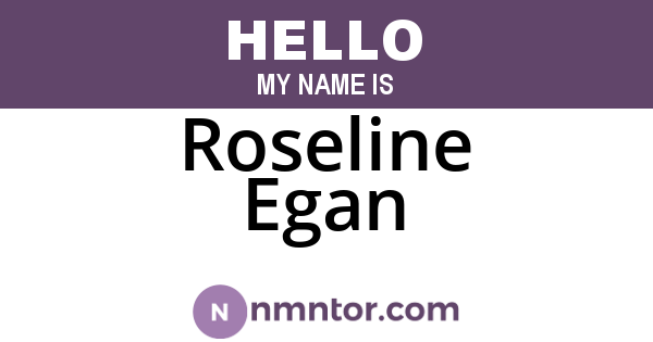 Roseline Egan