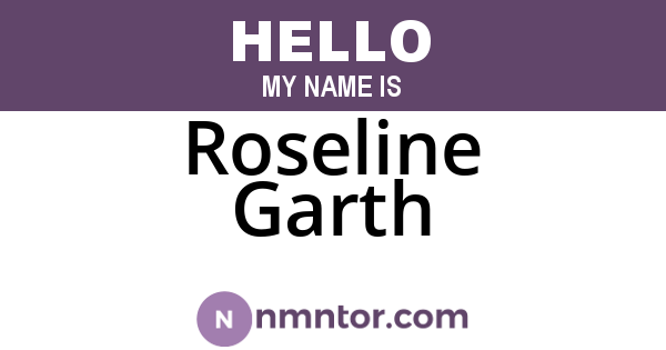 Roseline Garth