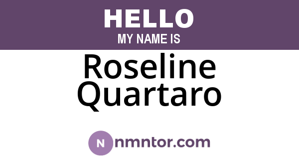 Roseline Quartaro