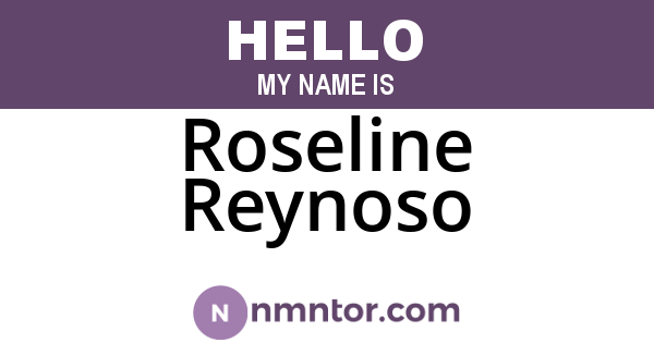 Roseline Reynoso