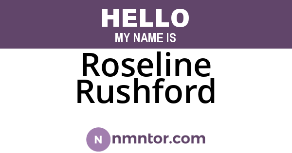 Roseline Rushford