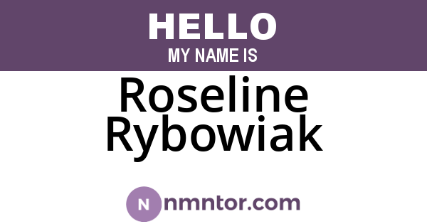 Roseline Rybowiak