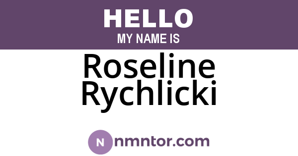 Roseline Rychlicki