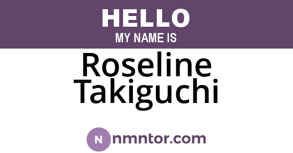 Roseline Takiguchi
