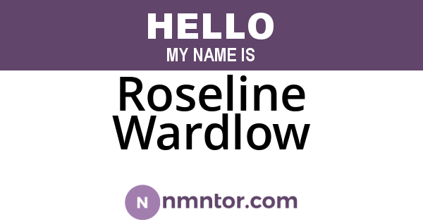 Roseline Wardlow