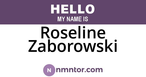 Roseline Zaborowski