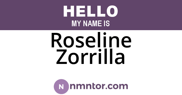 Roseline Zorrilla
