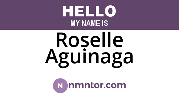 Roselle Aguinaga