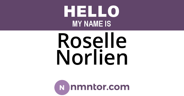 Roselle Norlien