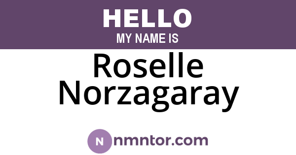 Roselle Norzagaray