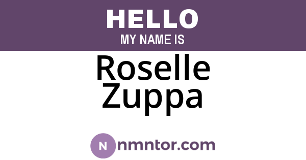 Roselle Zuppa