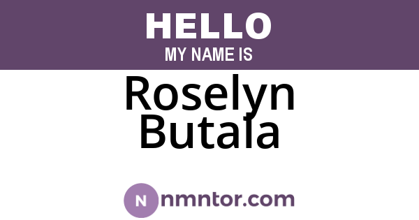 Roselyn Butala