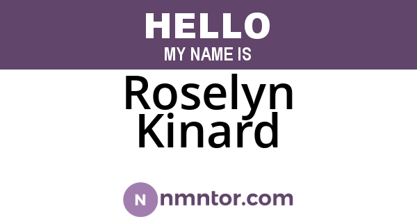 Roselyn Kinard