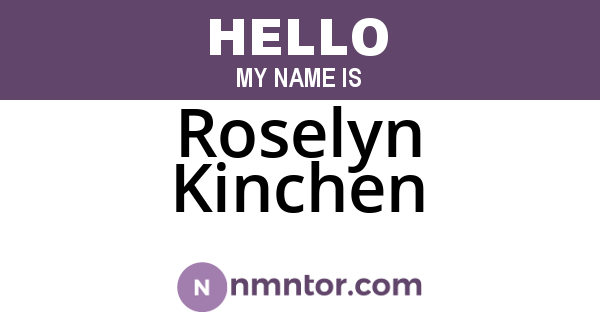Roselyn Kinchen