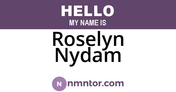 Roselyn Nydam