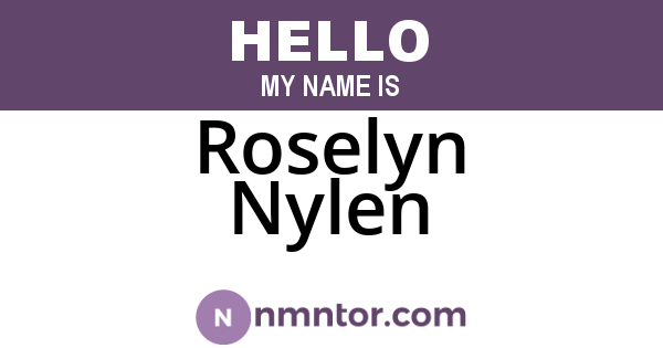 Roselyn Nylen