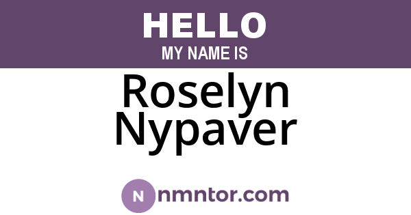 Roselyn Nypaver