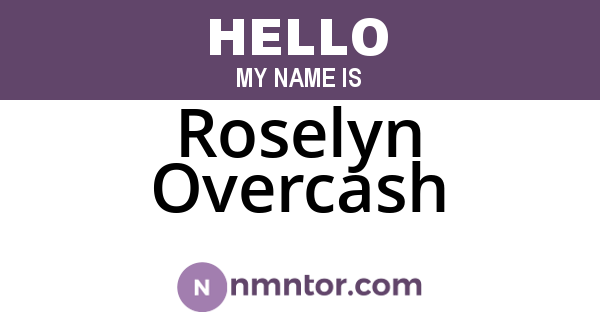 Roselyn Overcash