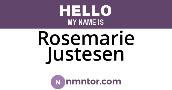 Rosemarie Justesen