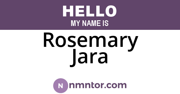 Rosemary Jara