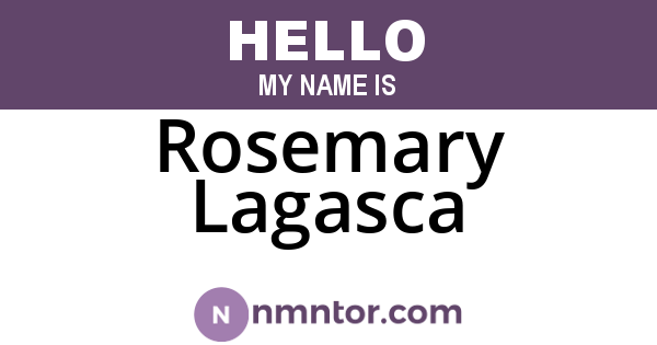Rosemary Lagasca