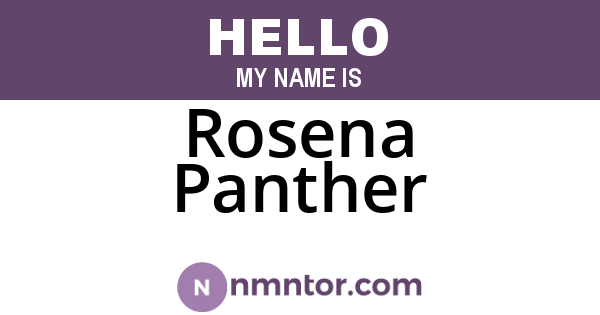 Rosena Panther