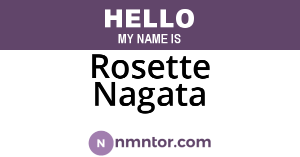 Rosette Nagata