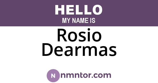 Rosio Dearmas