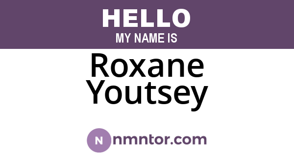 Roxane Youtsey