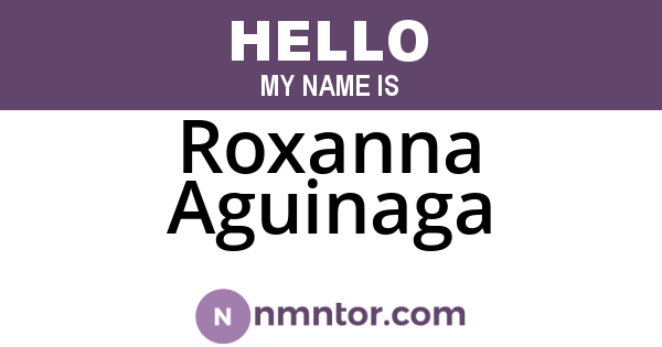 Roxanna Aguinaga