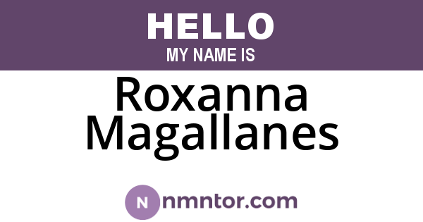 Roxanna Magallanes