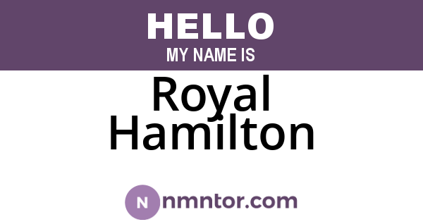 Royal Hamilton