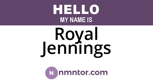 Royal Jennings