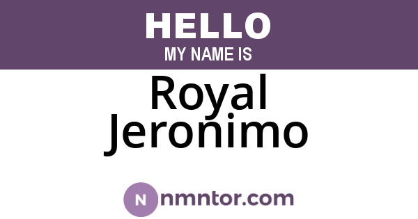 Royal Jeronimo