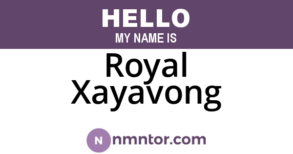 Royal Xayavong
