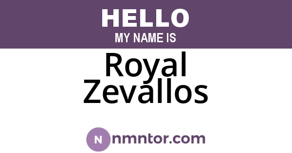 Royal Zevallos