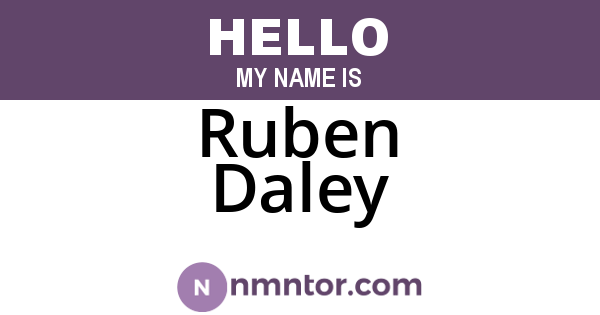 Ruben Daley