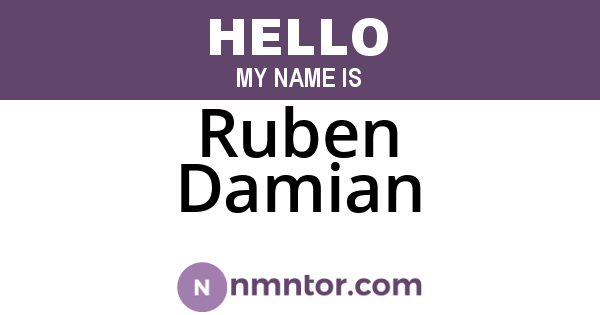 Ruben Damian