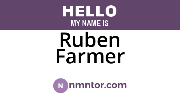 Ruben Farmer