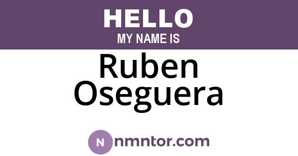 Ruben Oseguera